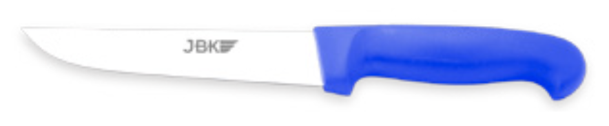 Cuchillo Carnicero 15 cm mango Inyectado Azul