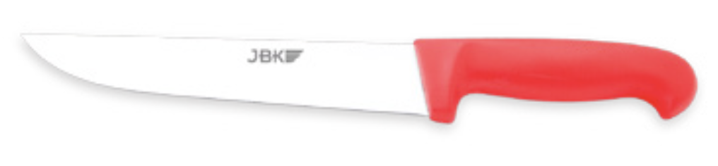 Cuchillo Carnicero 18 cm mango Inyectado Rojo